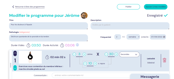 pourquoi le patient ne reçoit pas de notifications pour linformer de la création de son programme - praticien