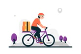 package delivery by bicycle