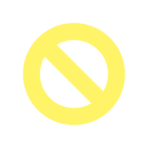 sens interdit jaune